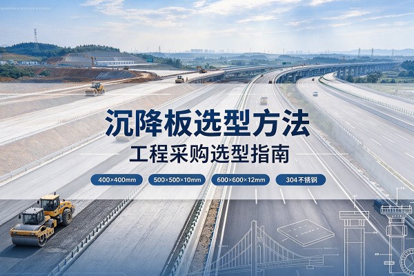 鄂温克沉降板选择方法