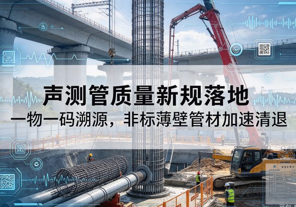 鄂温克声测管质量新规落地，一物一码溯源，非标薄壁管材加速清退